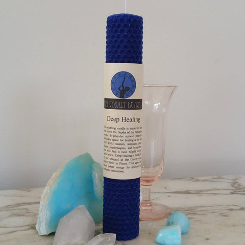 Deep Healing Enchanted Candle - Nui Cobalt Designs