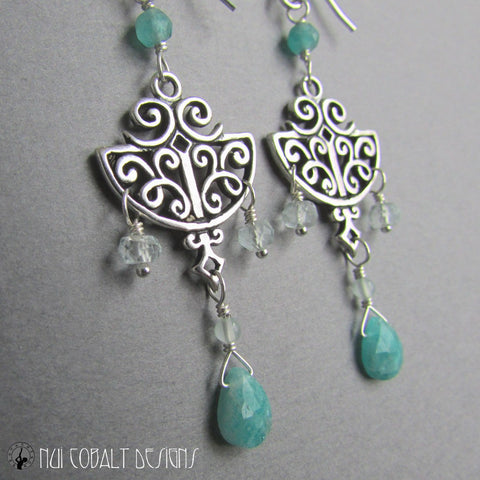 Dew Drop Fairy Earrings - Nui Cobalt Designs - 4