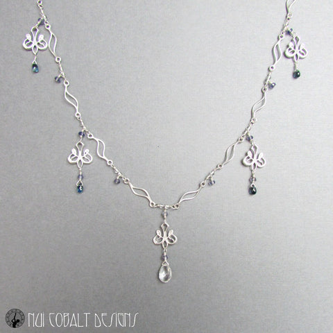 A Dream in Winter Necklace - Nui Cobalt Designs - 1