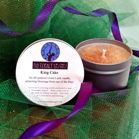 King Cake Spell Soy Candle (Original)