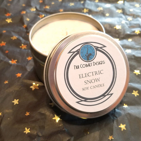 Electric Snow Soy Candle