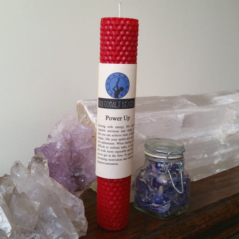Power Up Enchanted Candle - Nui Cobalt Designs