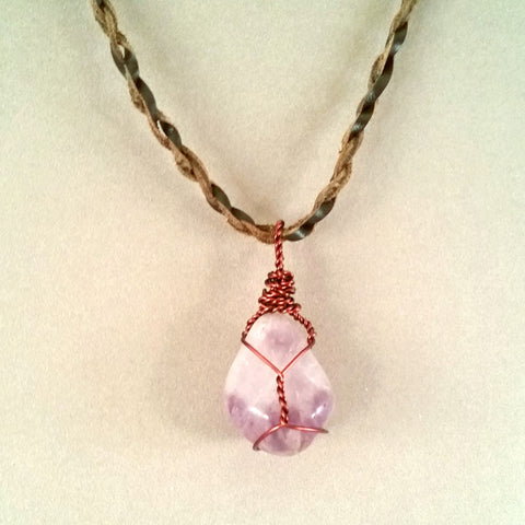 Tumbled Amethyst Necklace