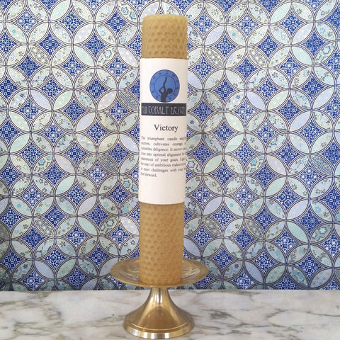 Victory Enchanted Candle - Nui Cobalt Designs