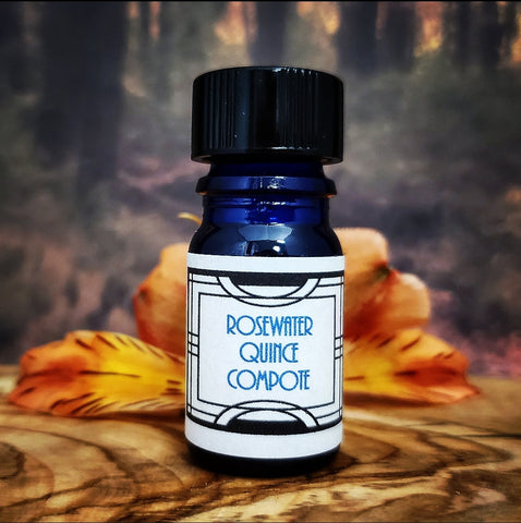 * Rosewater Quince Compote