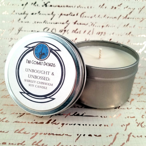 Unbought & Unbossed: Tribute to Shirley Chisholm Soy Candle
