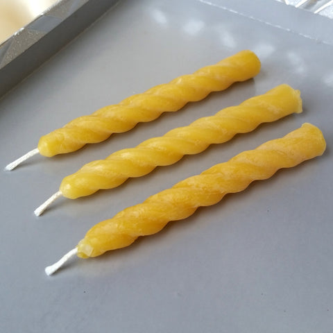 Beeswax Chime-size Candle