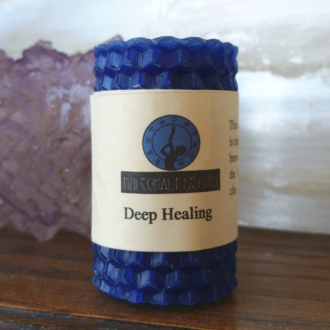 Deep Healing Mini Candle - Nui Cobalt Designs