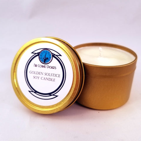 Golden Solstice Soy Candle