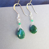 Green Tara's Earrings - Nui Cobalt Designs - 2