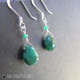 Green Tara's Earrings - Nui Cobalt Designs - 3