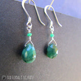 Green Tara's Earrings - Nui Cobalt Designs - 4