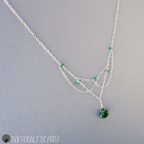Green Tara's Necklace - Nui Cobalt Designs - 1
