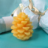 Natural Beeswax Pinecone Candle - Nui Cobalt Designs - 2