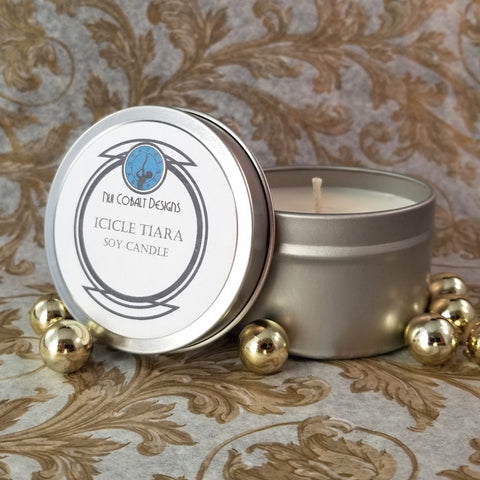 Icicle Tiara Soy Candle