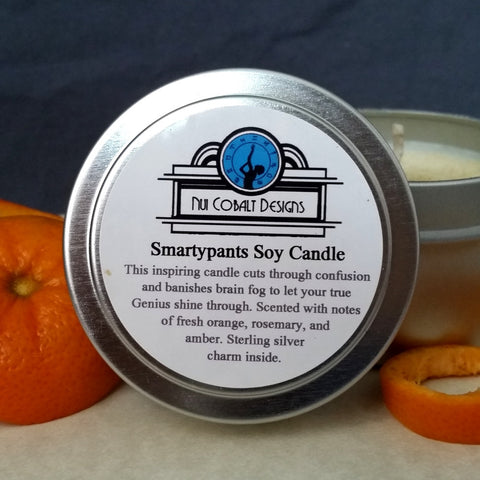 Smartypants Spell Soy Candle with Charm