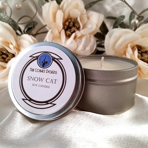Snow Cat Soy Candle