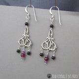 The Spider's Stratagem Earrings - Nui Cobalt Designs - 4